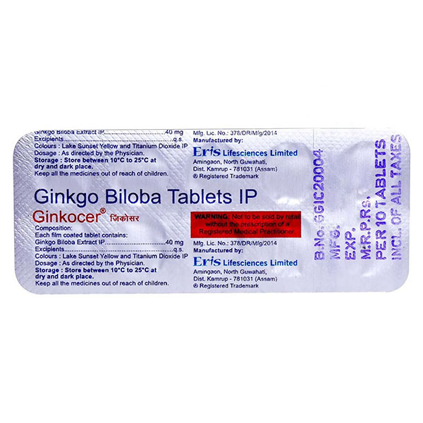 Ginkocer Tablet 10's