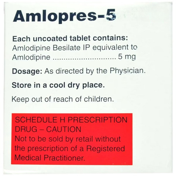 Amlopres 5 Tablet 30's