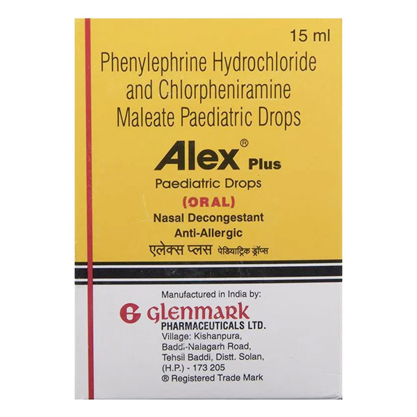 Alex Plus Paediatric Oral Drops 15ml