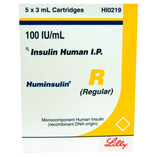 Huminsulin R 100IU/ml Cartridge 3ml