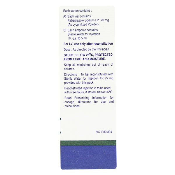 Veloz 20mg Injection 5ml