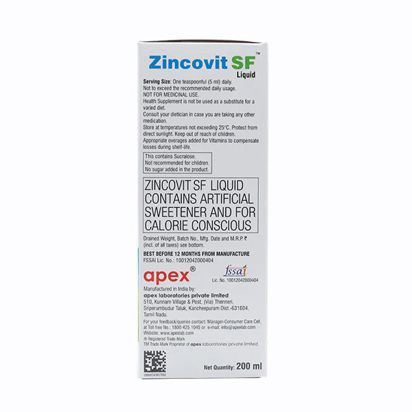 Zincovit SF Liquid 200ml