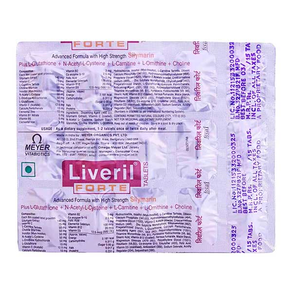 Liveril Forte Tablet 15's