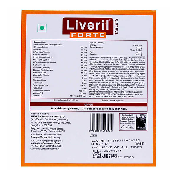 Liveril Forte Tablet 15's