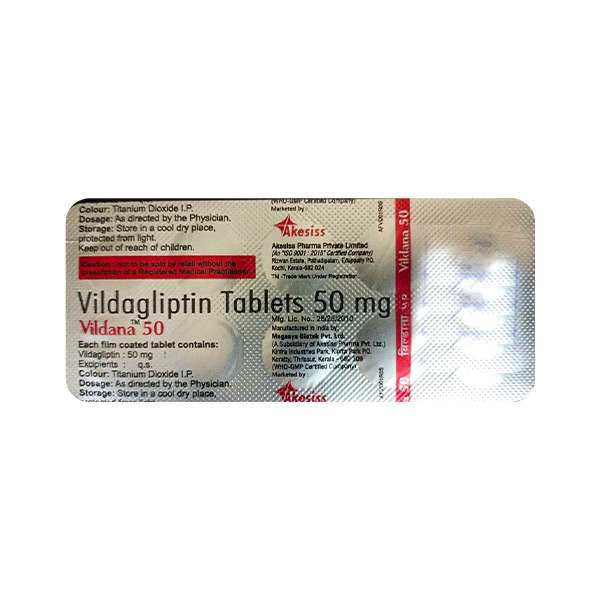 Vildana 50 Tablet 10's