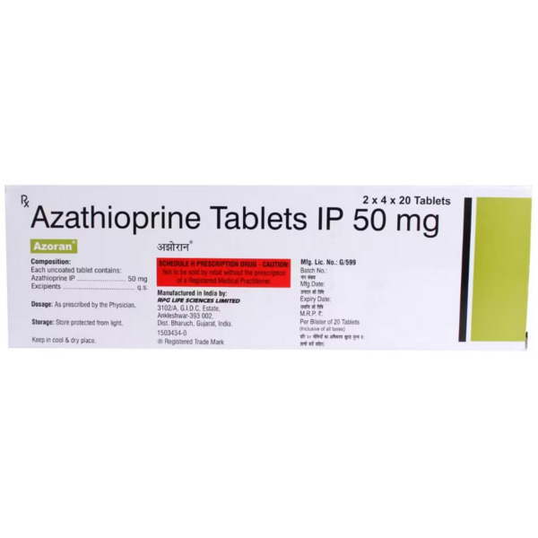 Azoran 50 Tablet 20's