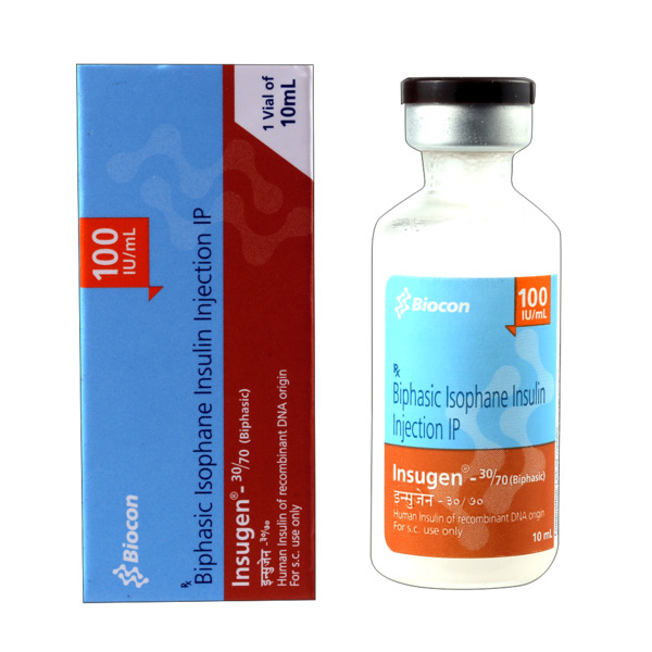 Insugen 30/70 100IU/ml Injection 10ml