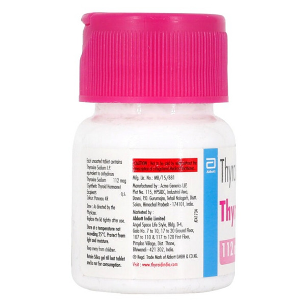 Thyronorm 112mcg Tablet 120's