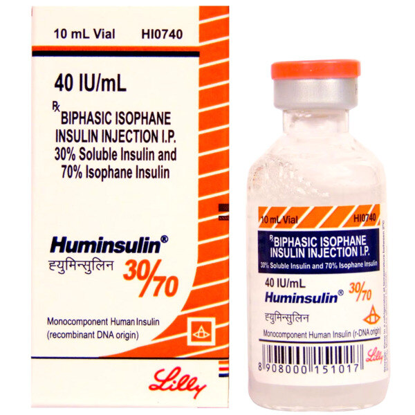 Huminsulin 30/70 40IU/ml Solution for Injection 10ml