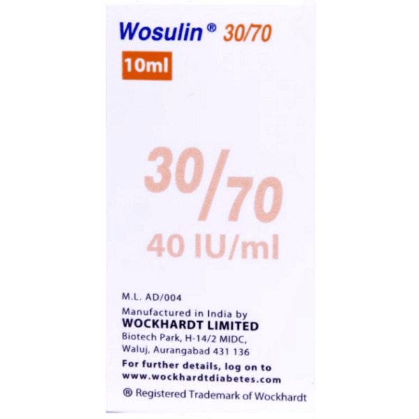 Wosulin 30/70 40IU/ml Injection 10ml