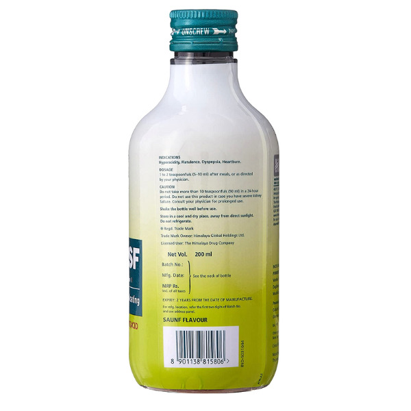 Himalaya Himcocid-SF Saunf Flavour Suspension 200ml