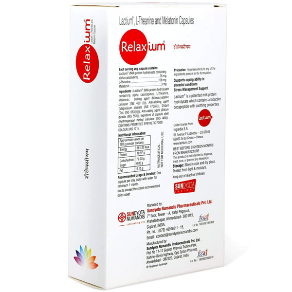 Relaxium Lactium Capsule 10's