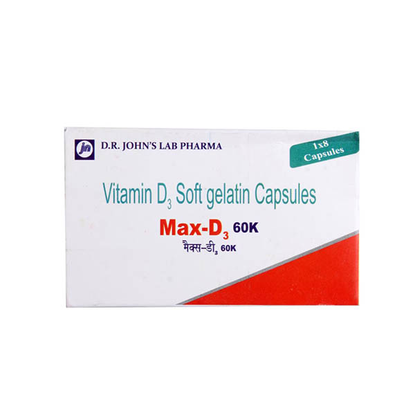 Max-D3 60K Soft Gelatin Capsule 8's