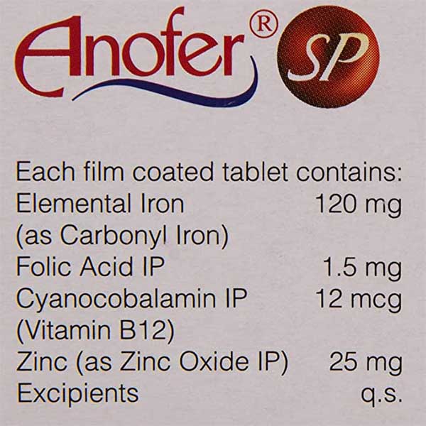 Anofer SP Tablet 10's