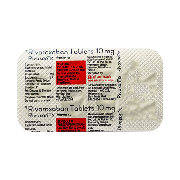 Rivoxin 10mg Tablet 7's