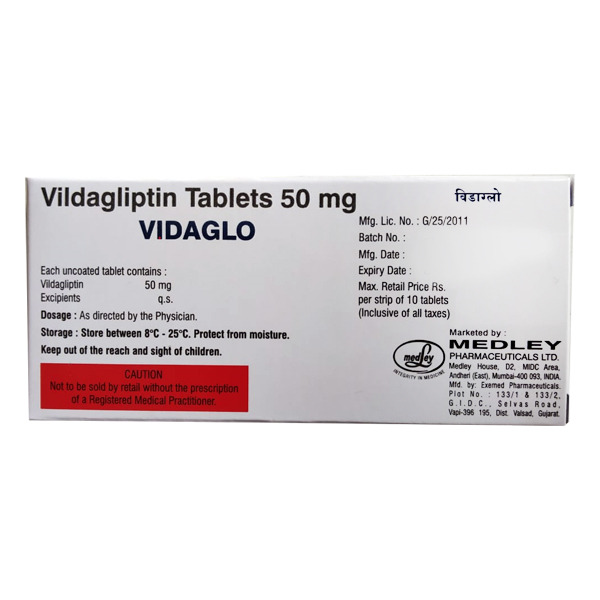 Vidaglo 50 Tablet 10's