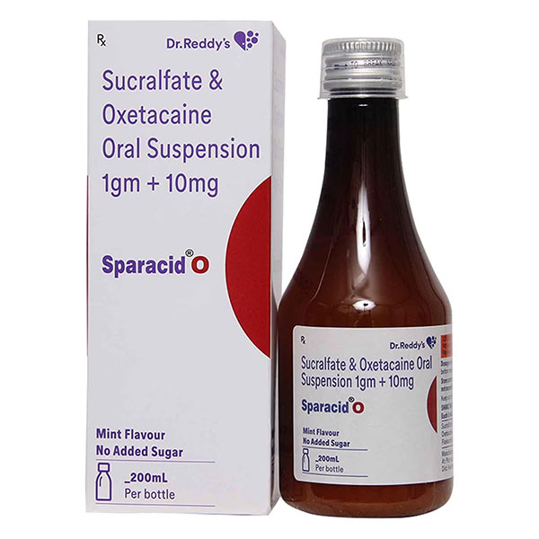 Sparacid O Oral Suspension 200ml