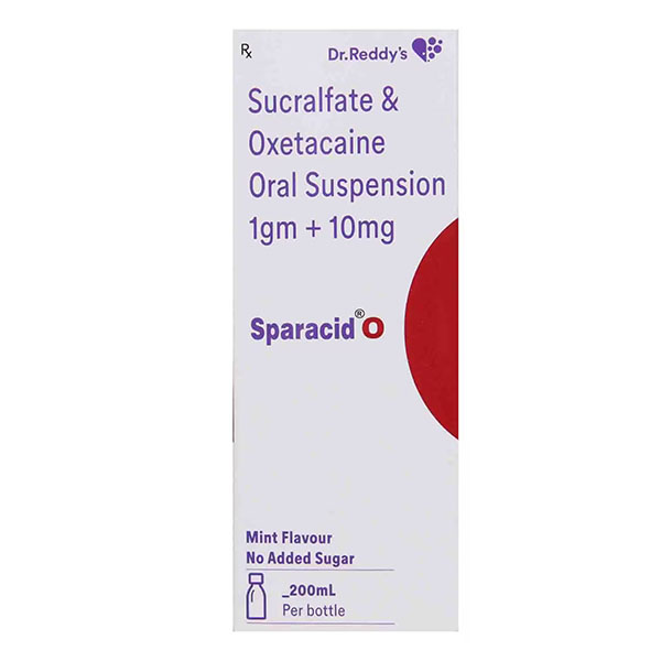 Sparacid O Oral Suspension 200ml