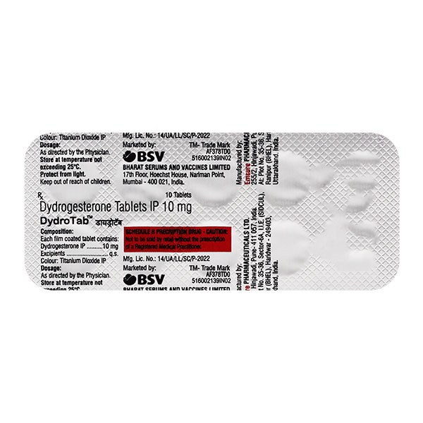 Dydrotab 10mg Tablet 10's