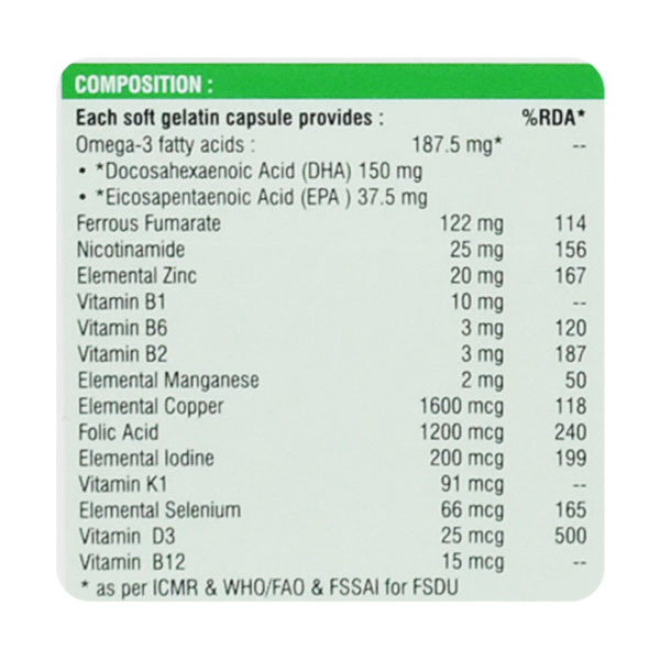 Pregnacare Forte Plus Capsule 15's