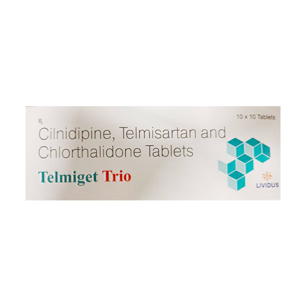 Telmiget Trio 40mg/10mg/6.25mg Tablet