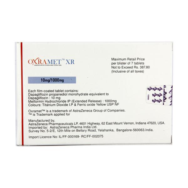 Oxramet-S XR 1000 Tablet 7's