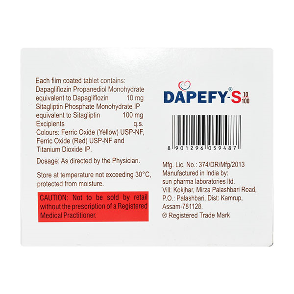 Dapefy-S 10/100 Tablet 15's