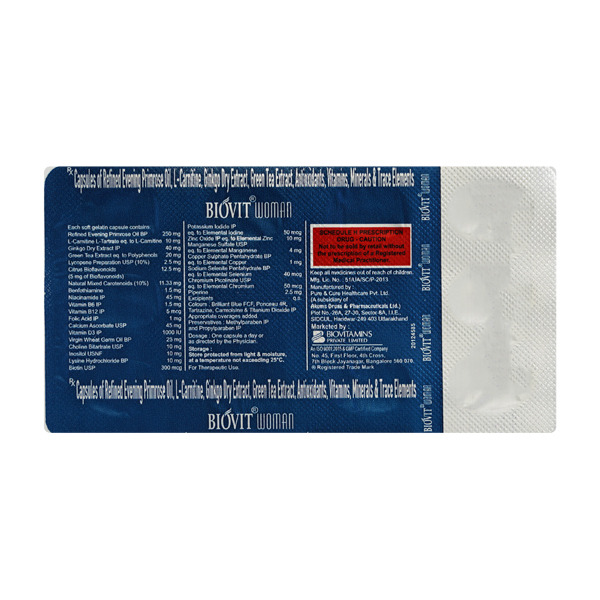 Biovit Woman Soft Gelatin Capsule 10's