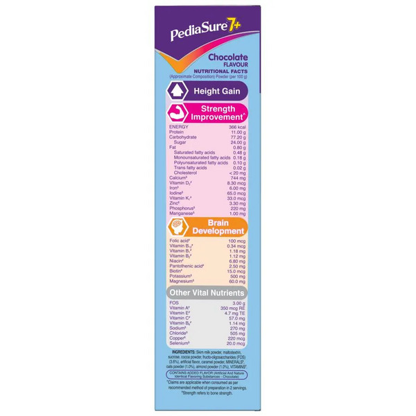 PediaSure-7+ Chocolate with Oats & Almond Health Drink 200g (Refill Pack)