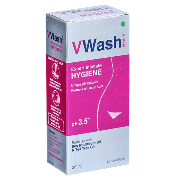 VWash Plus Expert Intimate Hygiene Wash 20ml