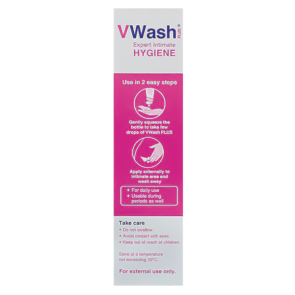 VWash Plus Expert Intimate Hygiene Wash 20ml