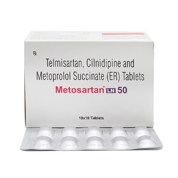 Metosartan LN 50 Tablet ER 10's