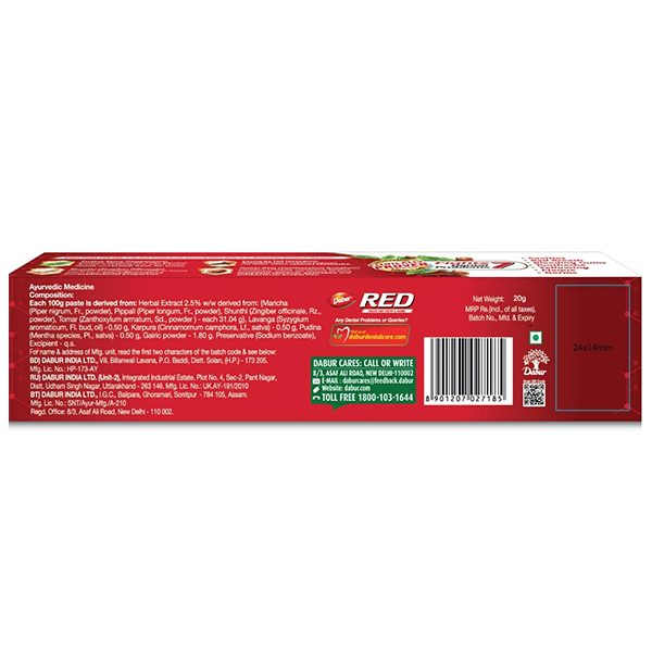 Dabur Red Toothpaste 20g