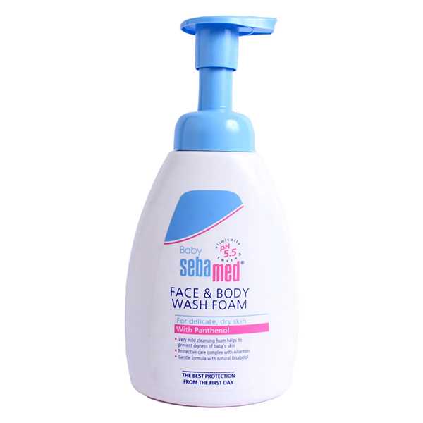 Sebamed Baby Face & Body Wash Foam 400ml